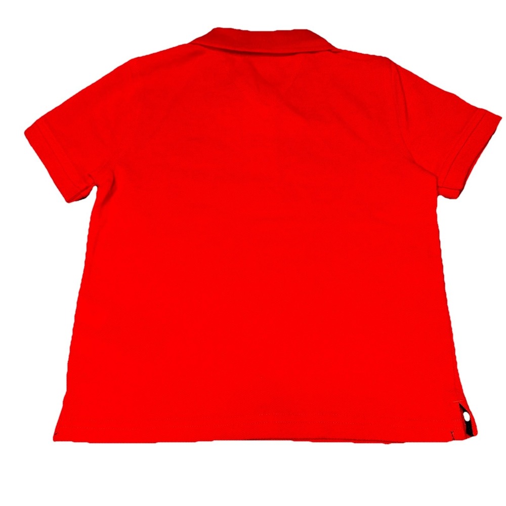 Tommy Hilfiger Kids Red Polo Shirt Size XS 100% Cotton NWT - Picture 2 of 5